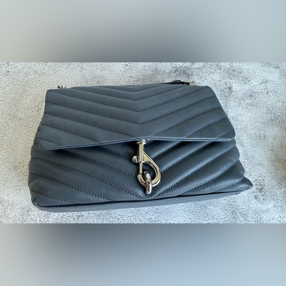 EUC - Rebecca Minkoff Edie Crossbody Leather Shoulder Bag - Luna - Picture 2 of 5